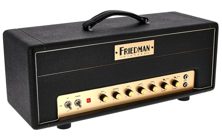Friedman Plex Head, logo e finiture del pannello frontale