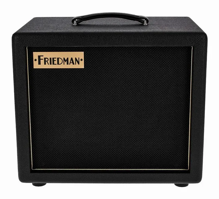 Friedman Small 112 Black Cabinet, logo e finiture del pannello frontale