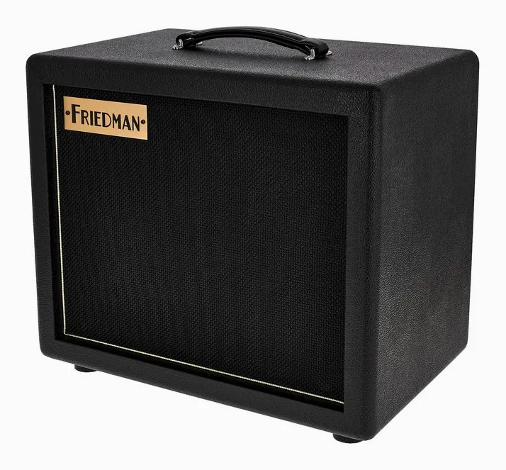 Friedman Small 112 Black Cabinet inquadrato di fronte su sfondo neutro