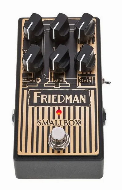 Friedman Small Box Overdrive, grafica del pannello superiore