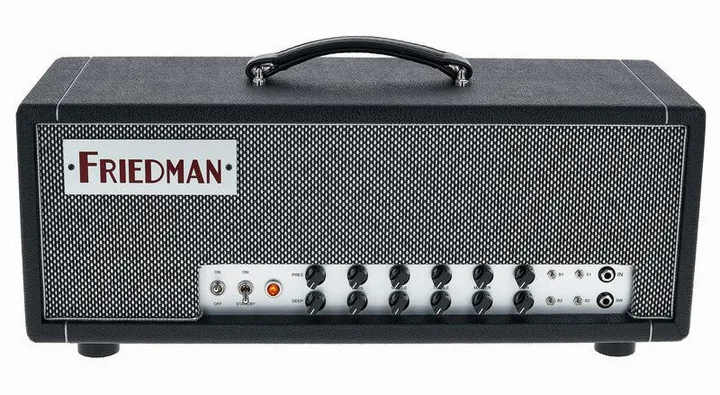 Friedman Twin Sister Head, logo e finiture del pannello frontale