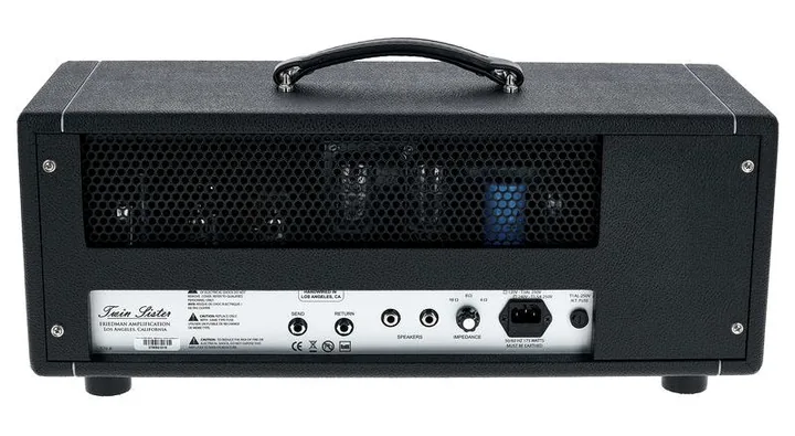 Friedman Twin Sister Head, logo e finiture del pannello frontale
