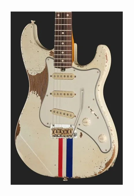 Friedman Vintage S-AMRTN-TTT-DN142-XTR, manico e tastiera visti di lato
