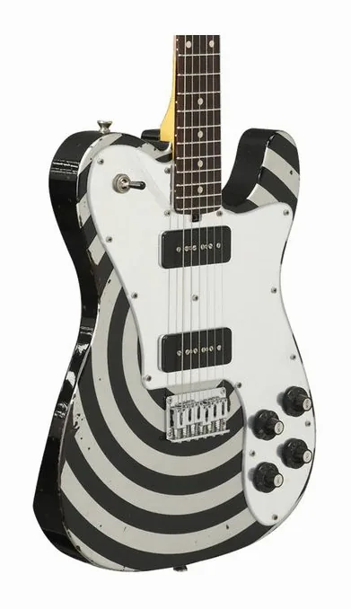 Friedman Vintage T-AMRHN-909-ZN042-X9SB, curve del body viste dall'alto