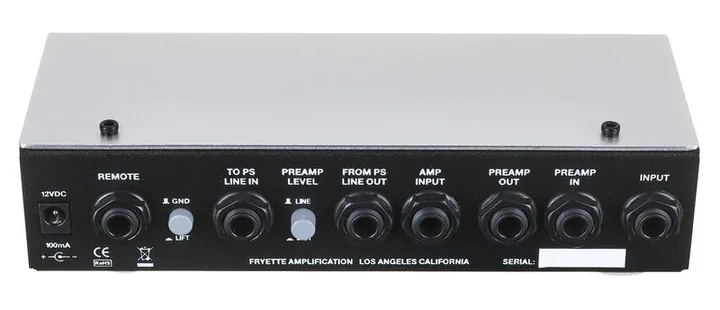 Fryette Cyclops Power Station A/B Sw., connettori sul retro dell'unita