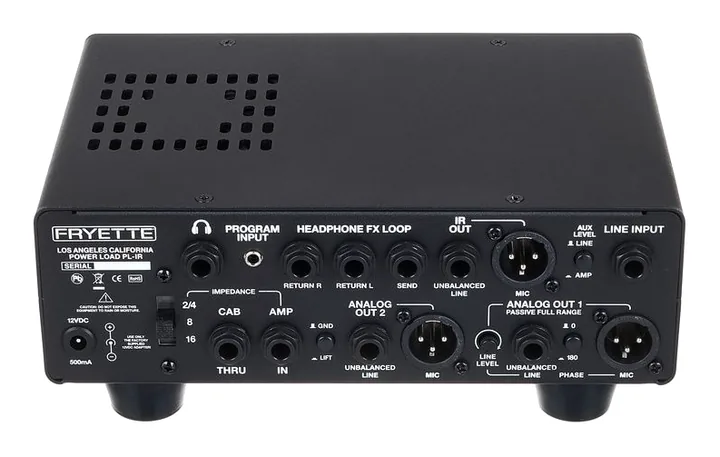 Fryette Power Load IR, manopole e selettore dei canali