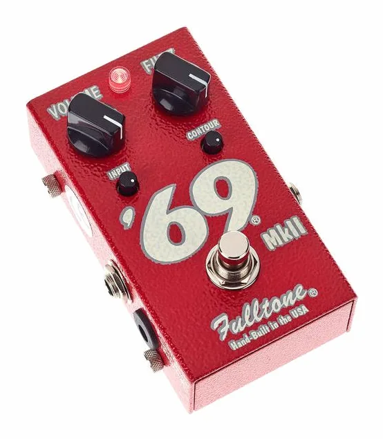 Fulltone 69 MKII Pedal, manopole viste dall'alto