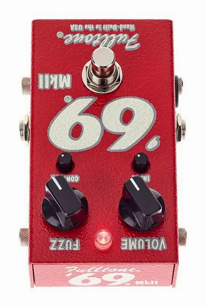 Fulltone 69 MKII Pedal, connettori sul retro dell'unita