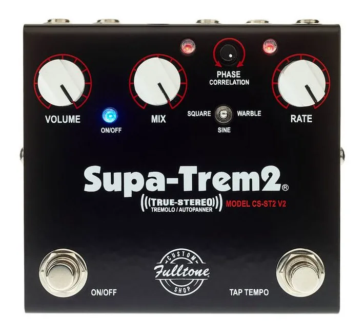 Fulltone CS Supa-Trem2 V2 Tremolo, grafica del pannello superiore