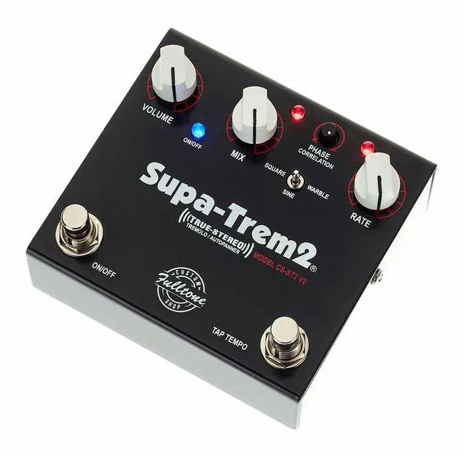Fulltone CS Supa-Trem2 V2 Tremolo fotografato frontalmente