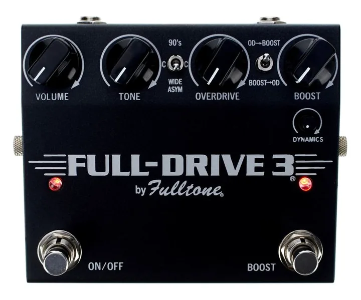 Fulltone Full-Drive 3, footswitch in primo piano
