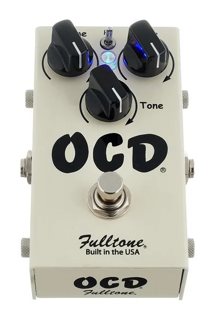 Fulltone OCD Overdrive V2, connettori sul retro dell'unita