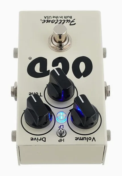 Fulltone OCD Overdrive V2, led e interruttore a pedale