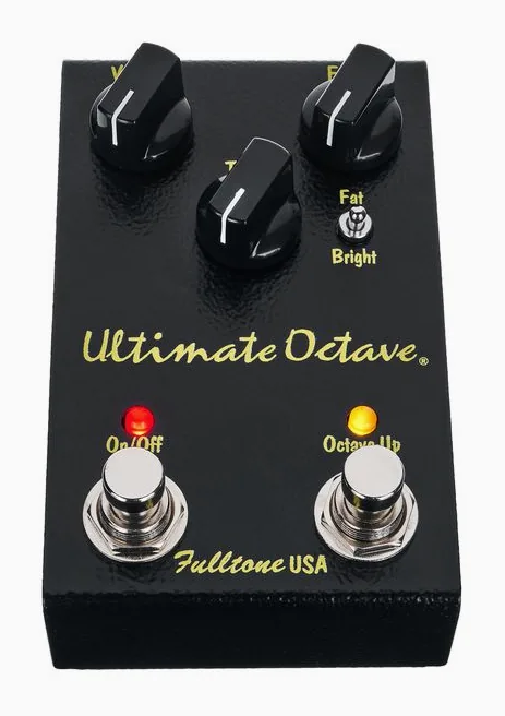 Fulltone Ultimate Octave Fuzz/Octave, manopole viste dall'alto