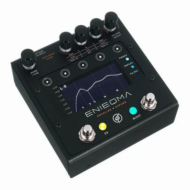 GFI System Enieqma Equalizer, connettori sul retro dell'unita