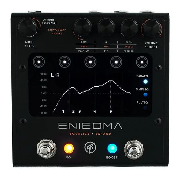 GFI System Enieqma Equalizer, led e interruttore a pedale