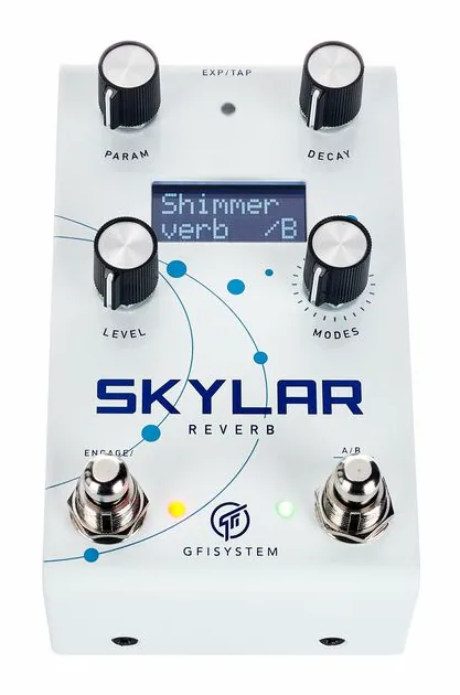GFI System Skylar Reverb, led e interruttore a pedale