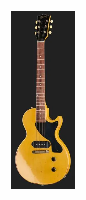 Gibson 57 LP Junior SC TV Yellow HA, manico e tastiera visti di lato