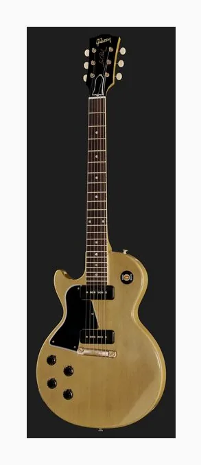 Gibson 57 LP Special SC TVY VOS LH, curve del body viste dall'alto