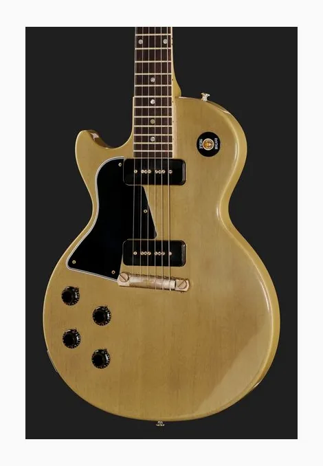Gibson 57 LP Special SC TVY VOS LH, curve del body viste dall'alto