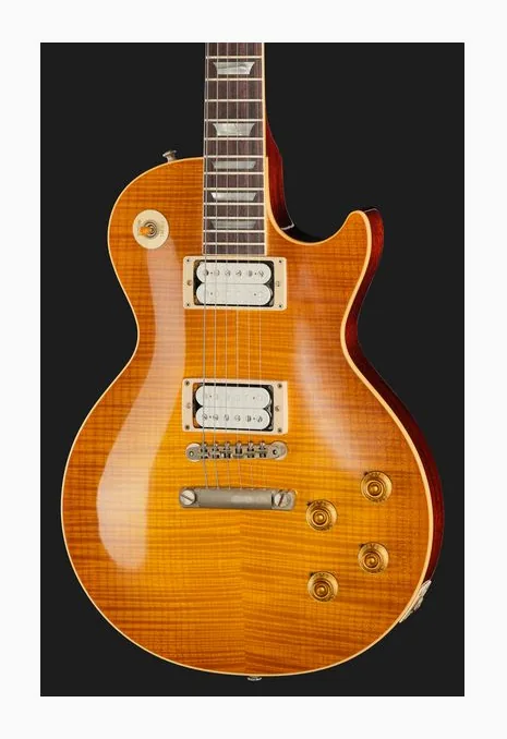 Gibson 59 LP Standard HPT Amber B #3, manico e tastiera visti di lato