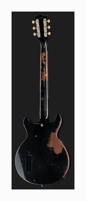 Gibson 60 Junior DC Ebony UHA, manico e tastiera visti di lato