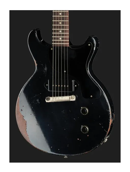 Gibson 60 Junior DC Ebony UHA, vista posteriore del corpo