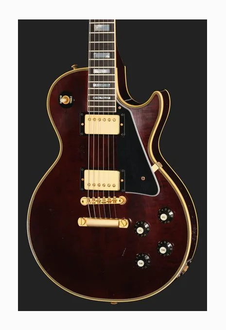 Gibson 64 Les Paul Custom Dark WN LA, profilo laterale del corpo