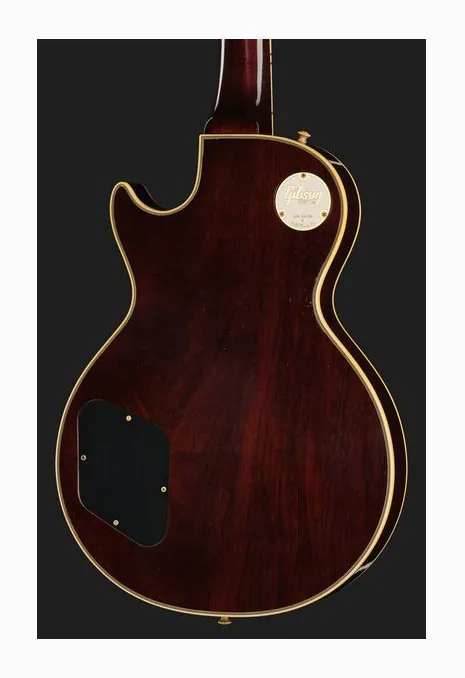 Gibson 64 Les Paul Custom Dark WN LA, paletta con meccaniche e logo