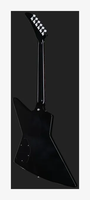 Gibson 80s Explorer Ebony, manico e tastiera visti di lato