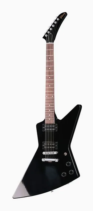 Gibson 80s Explorer Ebony visto di fronte