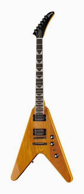 Gibson Dave Mustaine Flying V AN in primo piano frontale