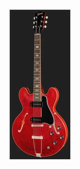 Gibson 1962 ES-330 Reissue SC, corpo e verniciatura in primo piano