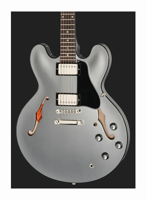 Gibson 1961 ES-335 Silver Stinger CSh, manico e tastiera visti di lato