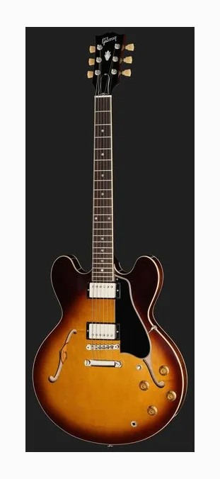Gibson ES-335 50s VTB, vista posteriore del corpo