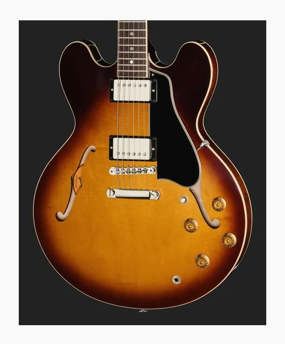 Gibson ES-335 50s VTB, curve del body viste dall'alto