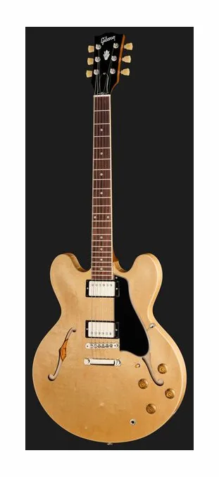 Gibson ES-335 50s Vintage Natural, selettore pickup e jack di uscita