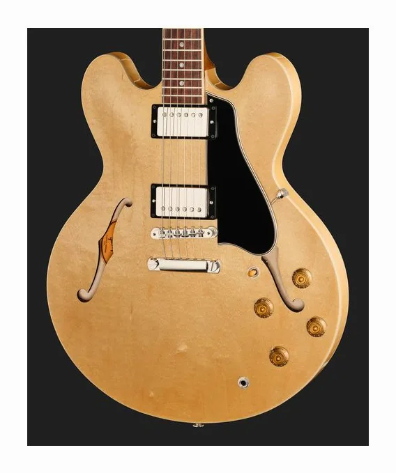 Gibson ES-335 50s Vintage Natural, selettore pickup e jack di uscita