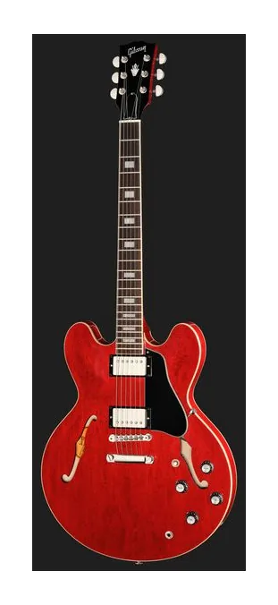 Gibson ES-335 60s Sixties Cherry, pickup e manopole dei controlli