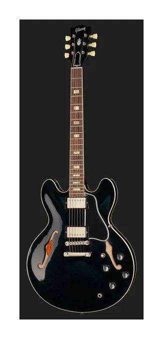 Gibson 1964 ES-335 Brunswick Haw Bl, capotasto e prime posizioni della tastiera