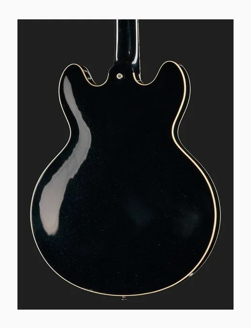 Gibson 1964 ES-335 Brunswick Haw Bl, profilo laterale del corpo