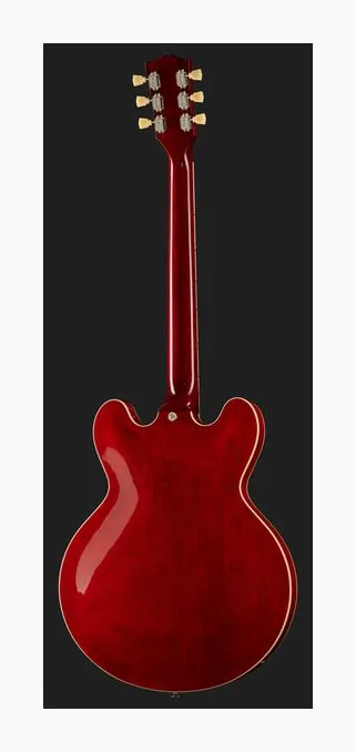 Gibson ES-335 Dot 60s Cherry, profilo laterale del corpo