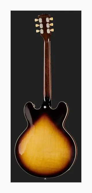 Gibson ES-335 Dot Vintage Burst, paletta con meccaniche e logo