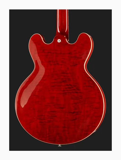Gibson ES-335 Figured 60s Cherry, capotasto e prime posizioni della tastiera