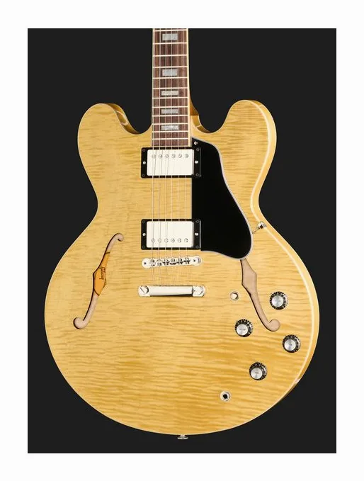 Gibson ES-335 Figured AN, pickup e manopole dei controlli