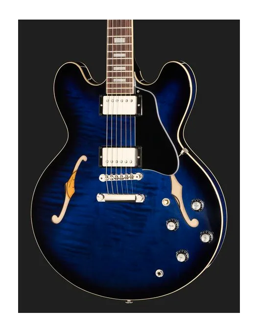 Gibson ES-335 Figured DOB, curve del body viste dall'alto