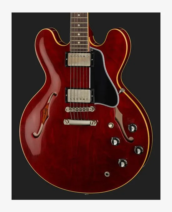 Gibson 1961 ES-335 Reissue 60s CH VOS, paletta con meccaniche e logo