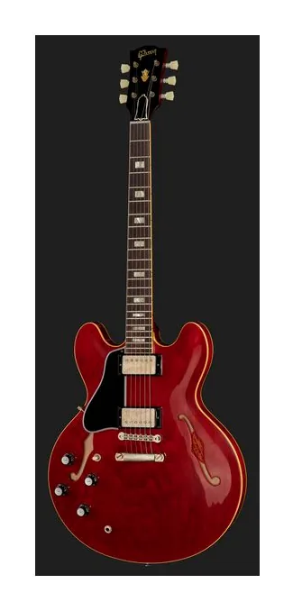 Gibson 1964 ES-335 Reissue CH VOS LH, pickup e manopole dei controlli