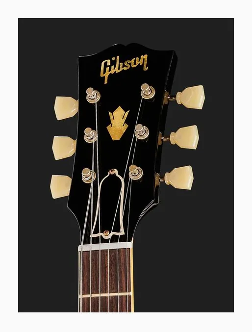 Gibson 1959 ES-335 Reissue EB ULA, corpo e verniciatura in primo piano