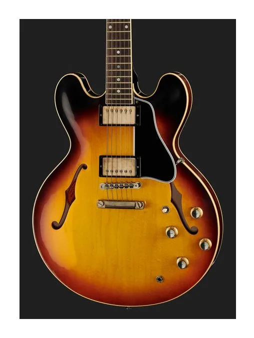 Gibson 1961 ES-335 Reissue VB VOS, corpo e verniciatura in primo piano
